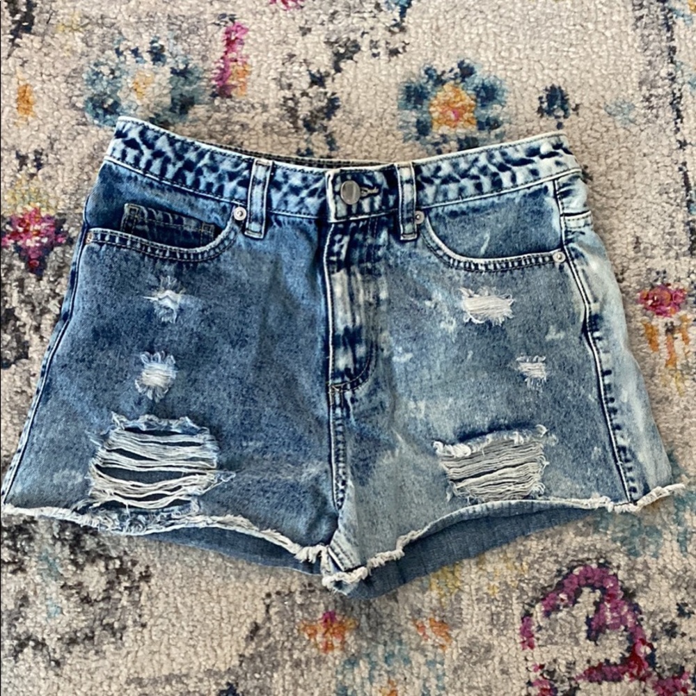 H&M Acid Wash Shorts